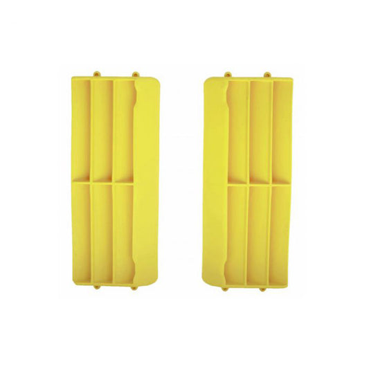 Racetech Inner Rad Louvers (2pc) TC-FC125-450 19-23 Husqvarna Lemon Yellow