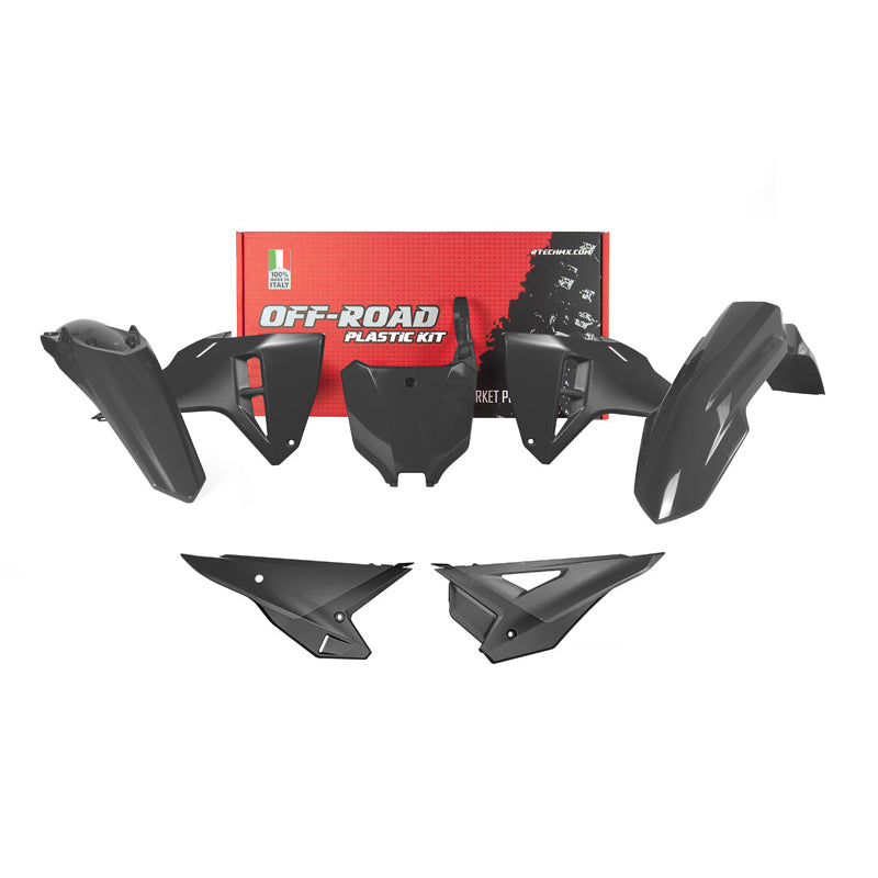 Racetech Plastic Kit CRFR250/450 25 (5 pcs) Black