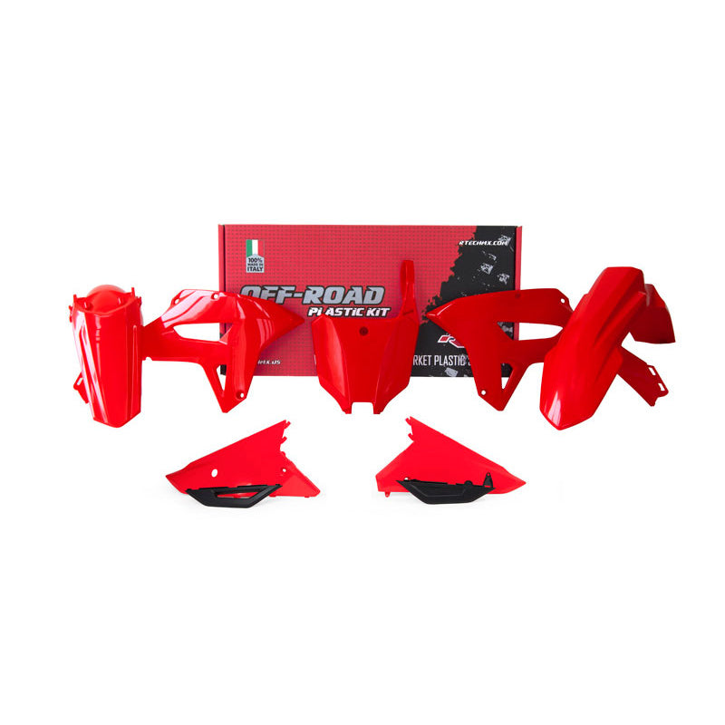 Racetech Plastic Kit CRFRX250/450 21-23 (6 pcs) Honda Red