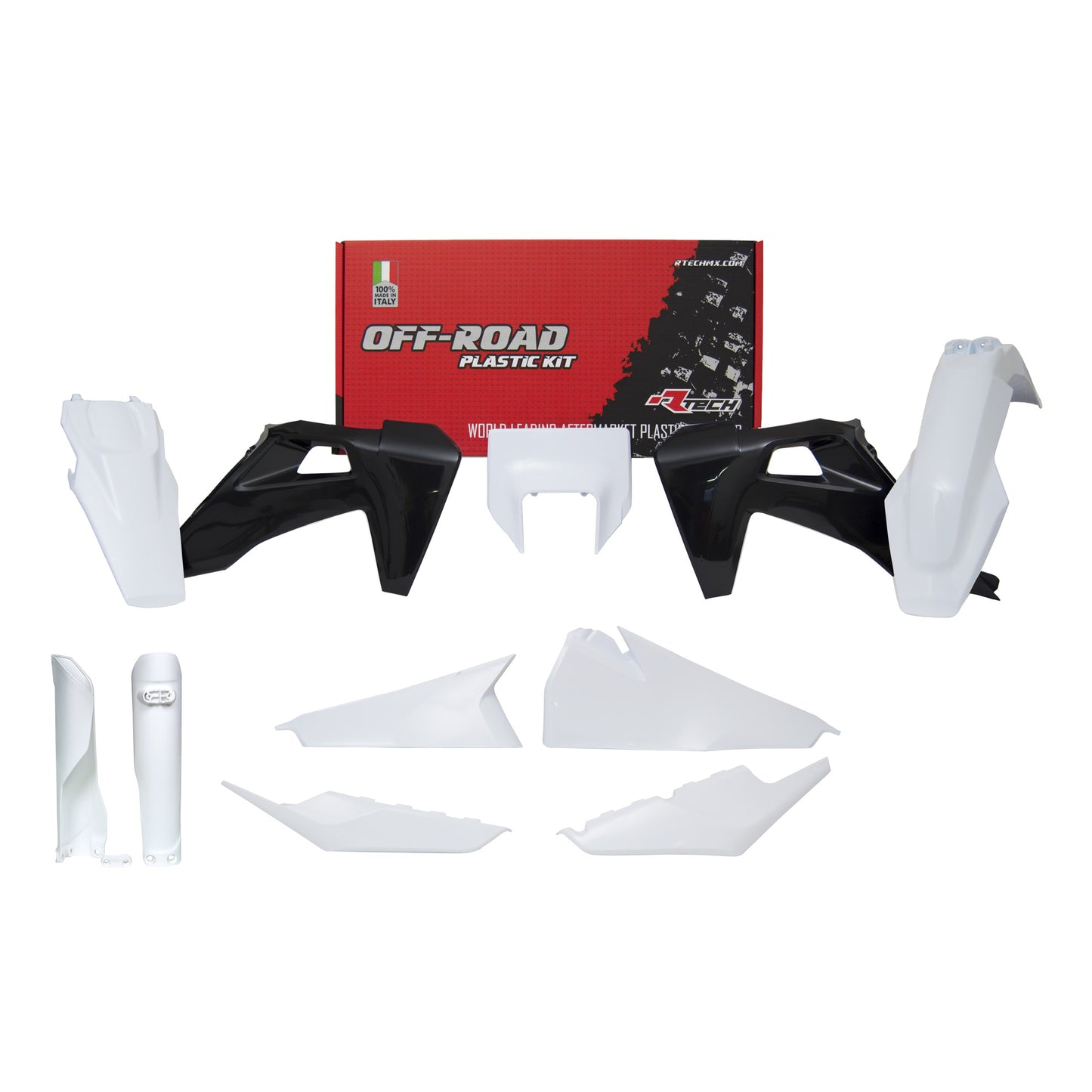 Racetech Plastic Kit FE150/250/300/350/450 20-23 (7 pcs) OEM / White / Black