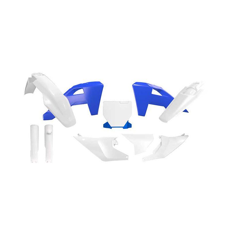 Racetech Plastic Kit FC250/350/450/TC125/150/250 25 (7 pcs) White / Heritage Blue