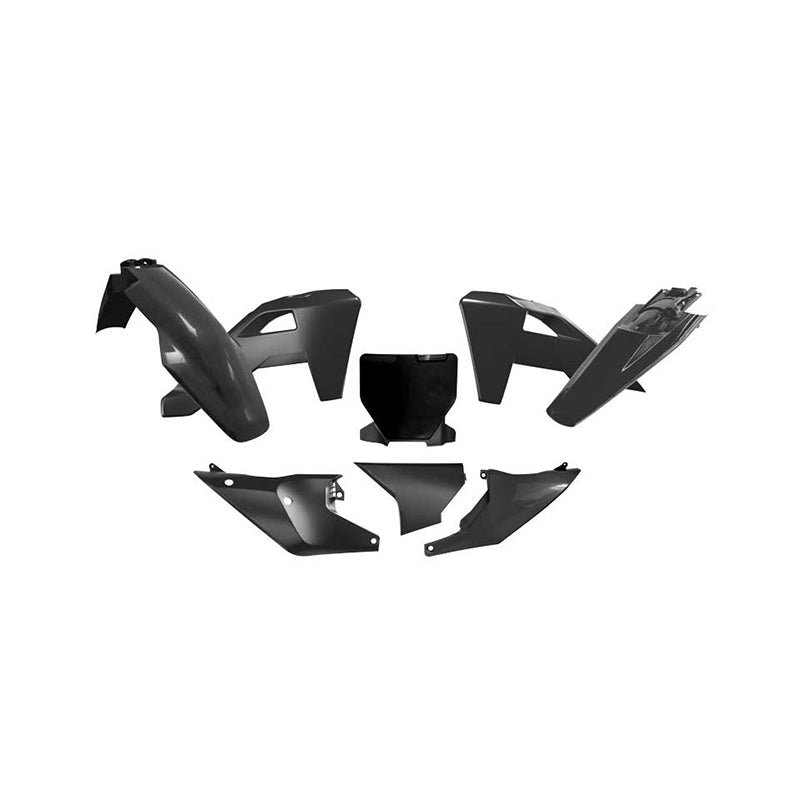 Racetech Plastic Kit FC250/350/450/TC125/250/300 25 (6 pcs) Black