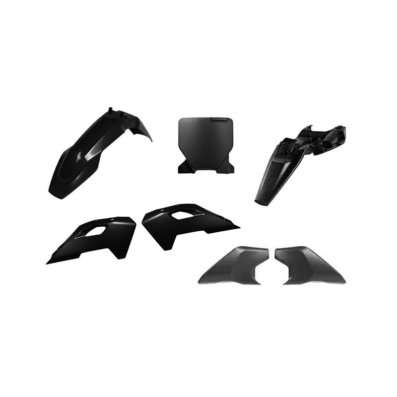 Racetech Plastic Kit TC50 24-25 (6 pcs) Black