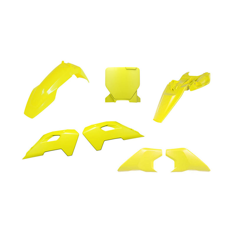 Racetech Plastic Kit TC50 24-25 (6 pcs) Husqvarna Lemon Yellow