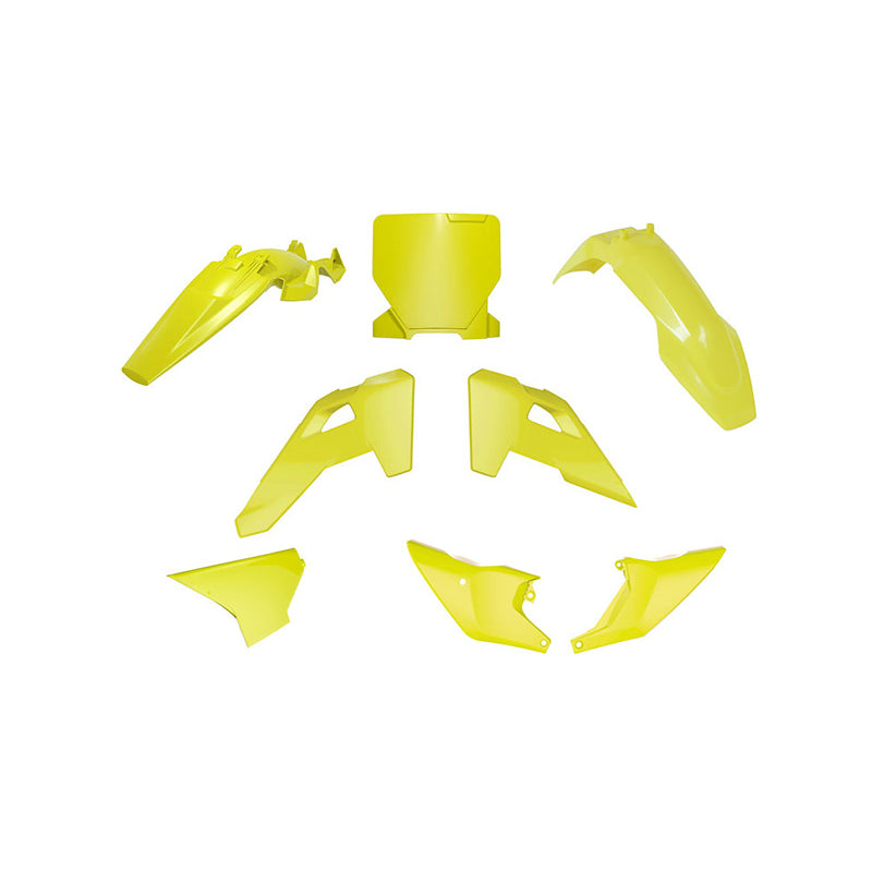 Racetech Plastic Kit TC85 25 (6 pcs) Husqvarna Lemon Yellow