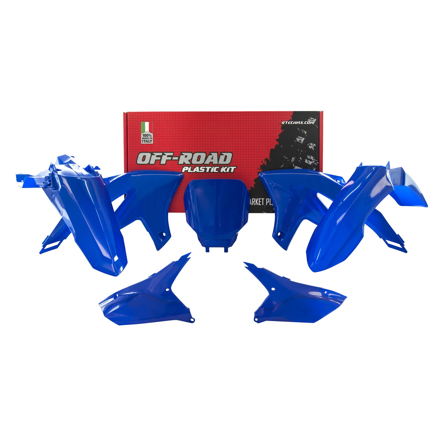 Racetech Plastic Kit YZF250 24/YZF450 23-24 (5 pcs) Yamaha Blue