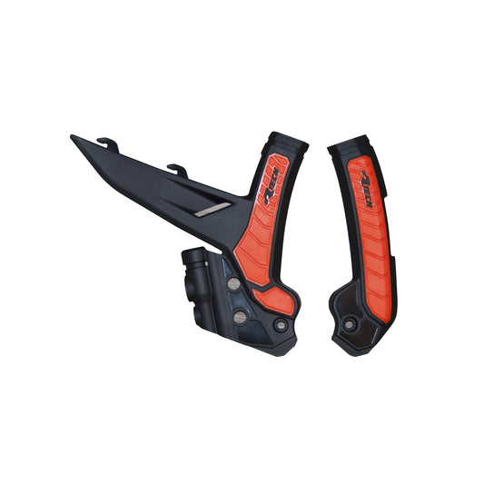 Racetech Frame Guard SX125/250/300 23-24/EXC150/250 24 Black / KTM Orange