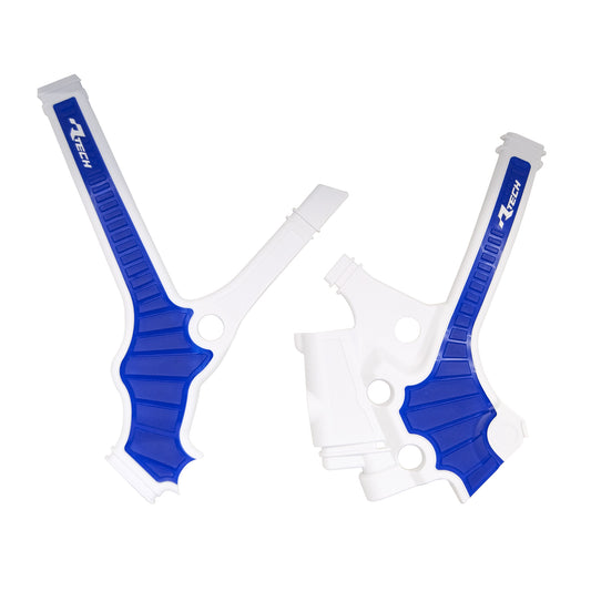 Racetech Frame Guard YZ85 22-24 White / Yamaha Blue
