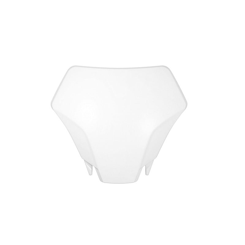 Racetech Front Number Plate MC/EX125/250 24 White