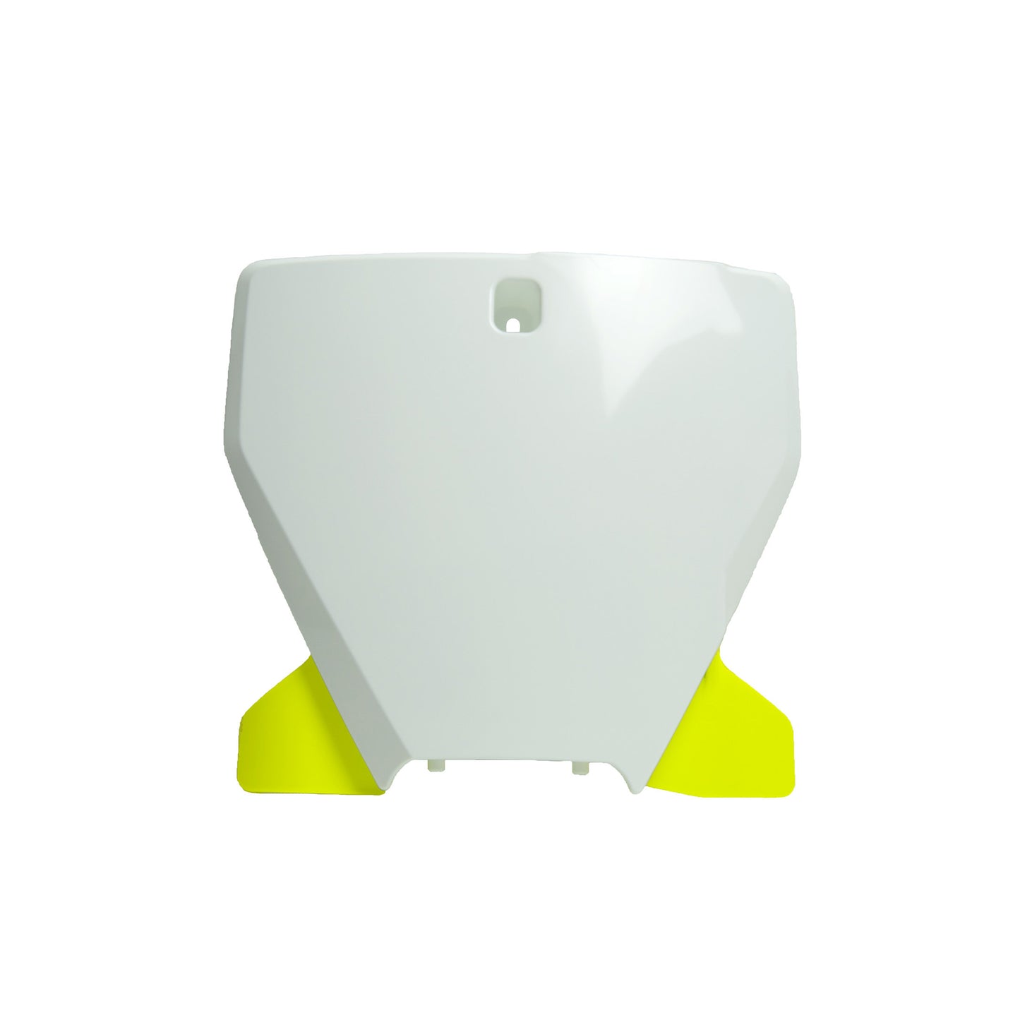Racetech Front Number Plate TC/FC125/250/350/450 19-22 White / Husqvarna Lemon Yellow