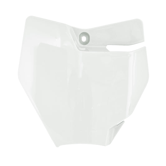 Racetech Front Number Plate SX50 16-24 White
