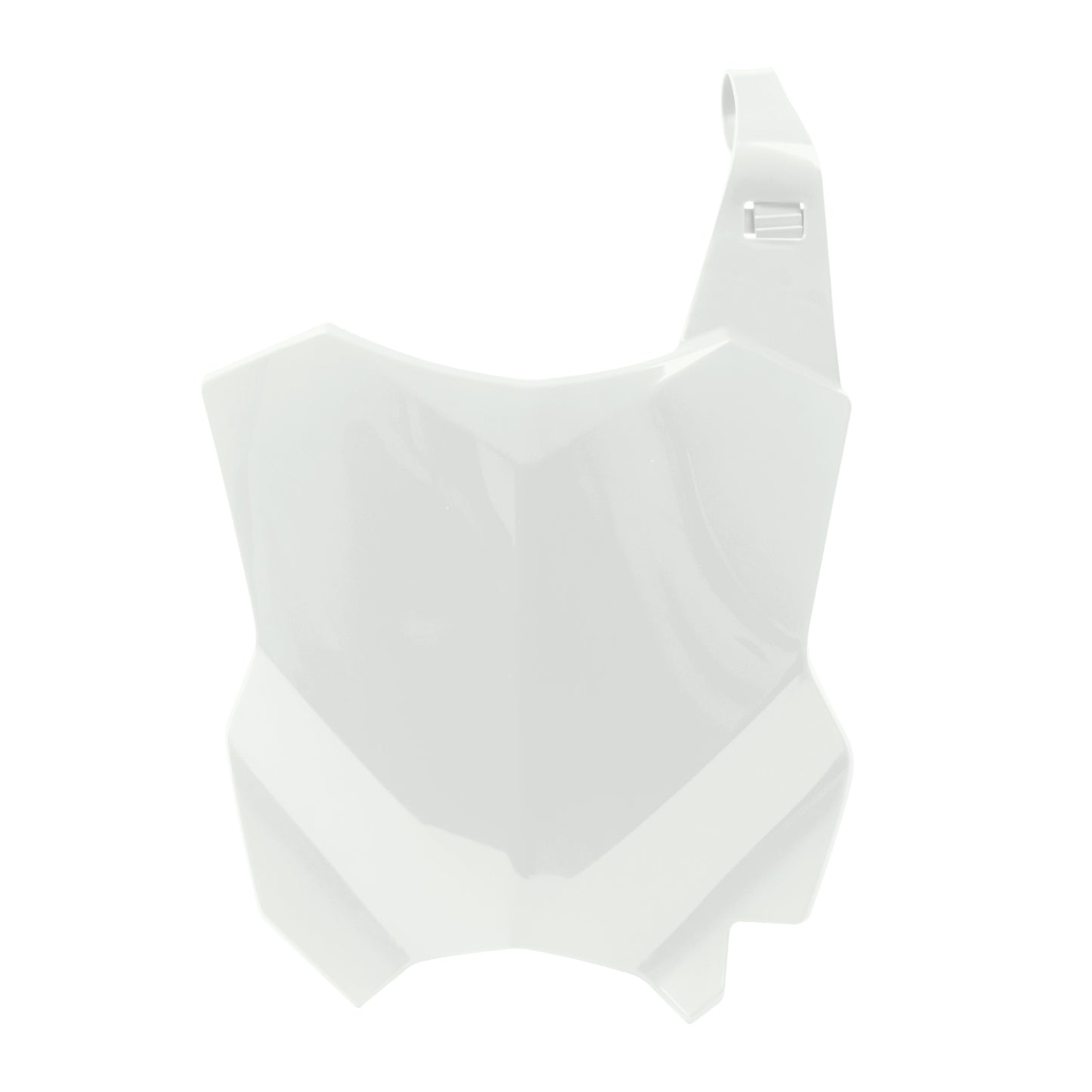 Racetech Front Number Plate KX250 17-26/KX450 16-26 White