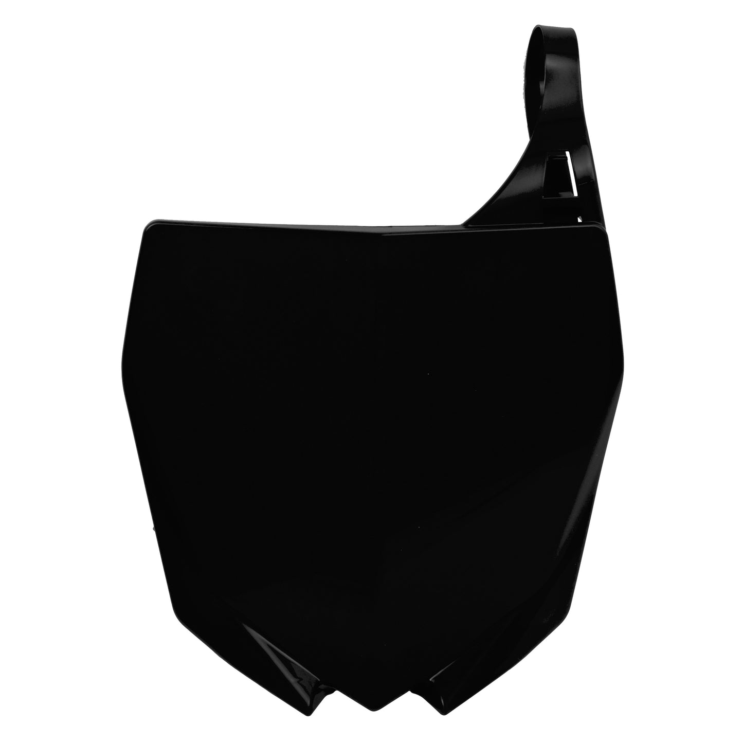 Racetech Front Number Plate YZ125/250 15-21/YZF450 10-17 Black