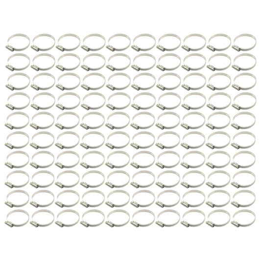 JUBILEE PIPE CLIP 40 - 60mm KALE CLAMP 304 STAINLESS STEEL (PACK OF 100)