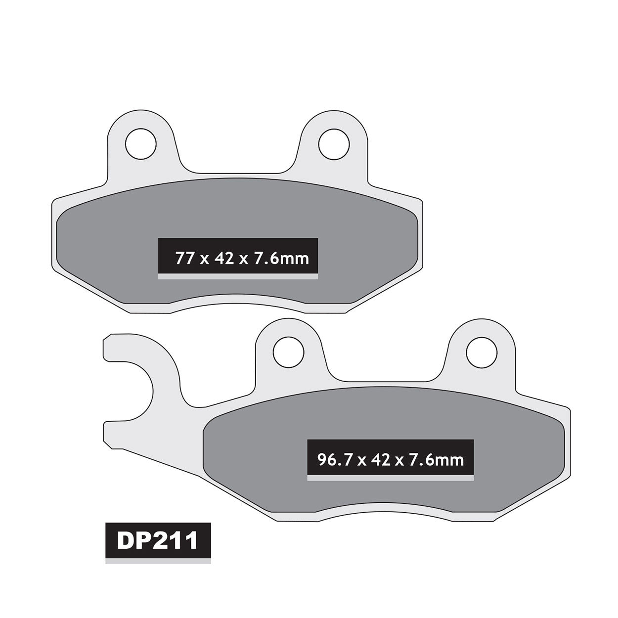 DP Brake Pads Standard DP211
