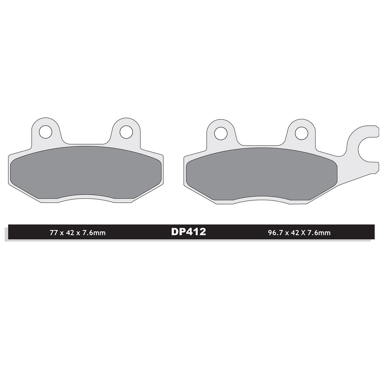 DP Brake Pads Standard DP412