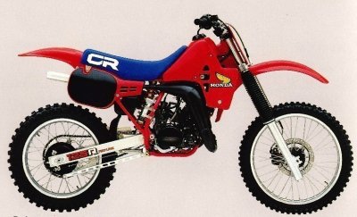 1984 Honda CR 125 Plastic Kit Flash Red