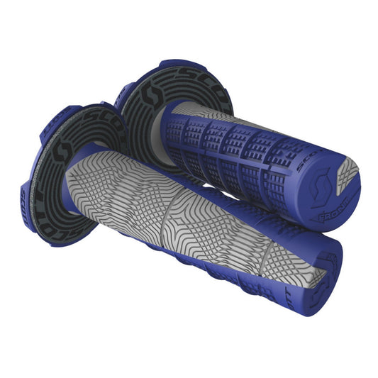 SCOTT MX DEUCE GRIPS 22/25mm, Blue/Grey