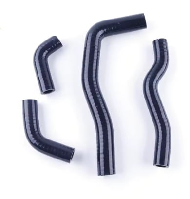 RADIATOR HOSE KIT BLACK 4pcs 05-17 HONDA CRF450X SILICONE 19064-KRN-000