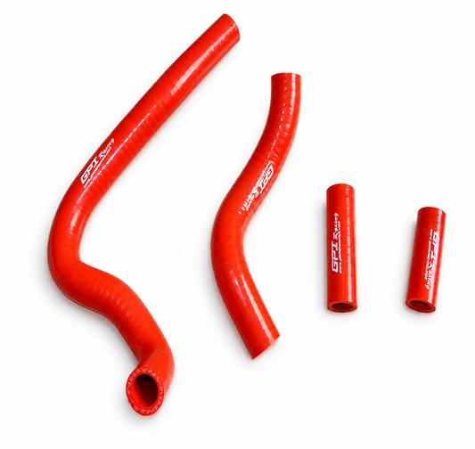 RADIATOR HOSE KIT 4pcs RED 92-96 HONDA CR250R SILICONE 19062-KZ3-860