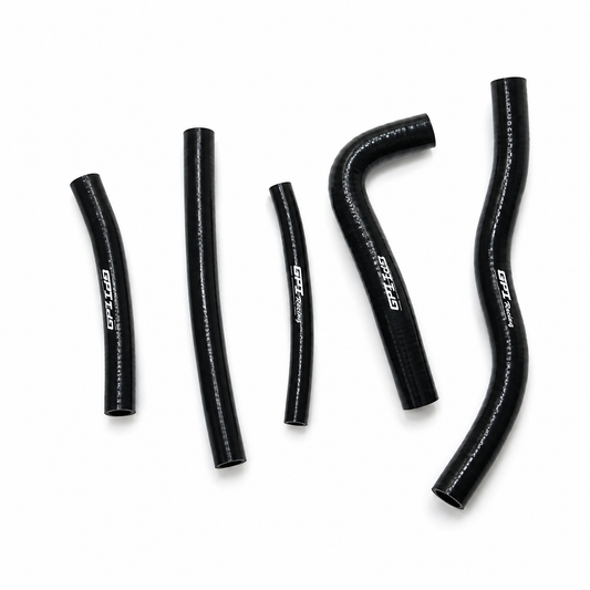 RADIATOR HOSE KIT 5pcs BLACK 96-00 SUZUKI RM125 SILICONE 17852-36E10