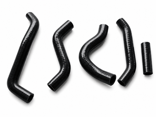 RADIATOR HOSE KIT 5pcs BLACK 2007 SUZUKI RMZ450 SILICONE 17852-35G11