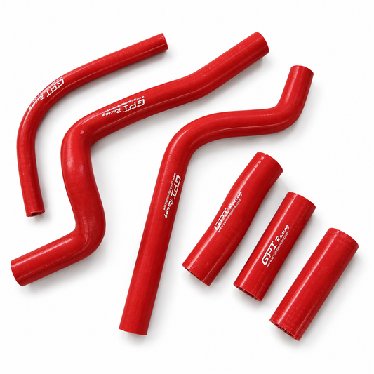 RADIATOR HOSE KIT 6pcs  RED 89-01 HONDA CR500 SILICONE 19062-ML3-910
