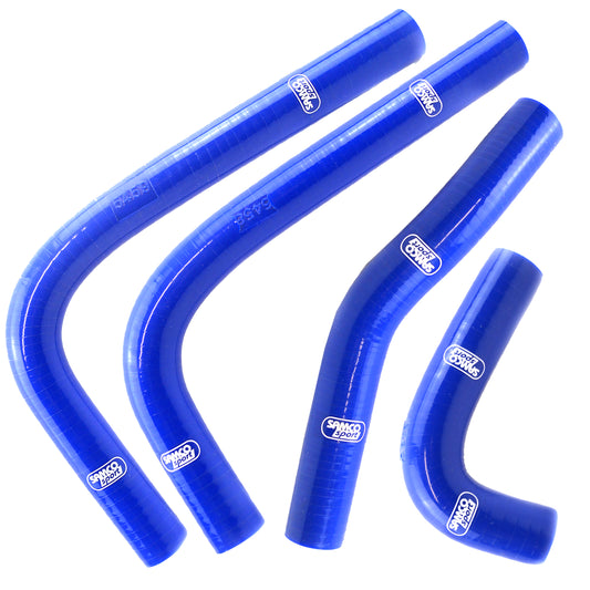 Kawasaki KX 250 F 2017 - 2019 4 Piece OEM Replacement Samco Sport Silicone Radiator Coolant Hose Kit