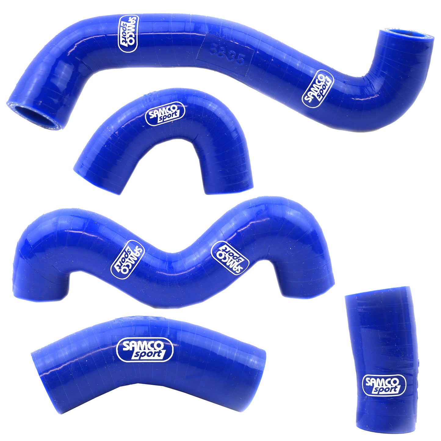 KTM 50 SX Mini 2018 - 2023 5 Piece OEM Replacement Samco Sport Silicone Radiator Coolant Hose Kit