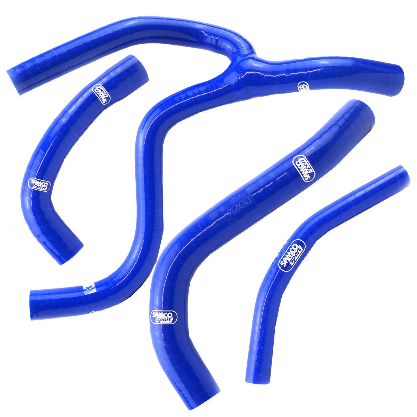 Suzuki RM Z 250 2013 - 2018 4 Piece Y-Piece Race Design Samco Sport Silicone Radiator Hose Kit