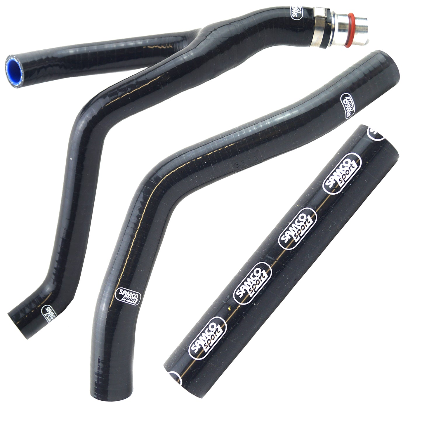 SAMCO HOSE KIT YAMAHA 'Y' Piece Race Design, 3 PIECE KIT, BLACK, YAM-92 BU