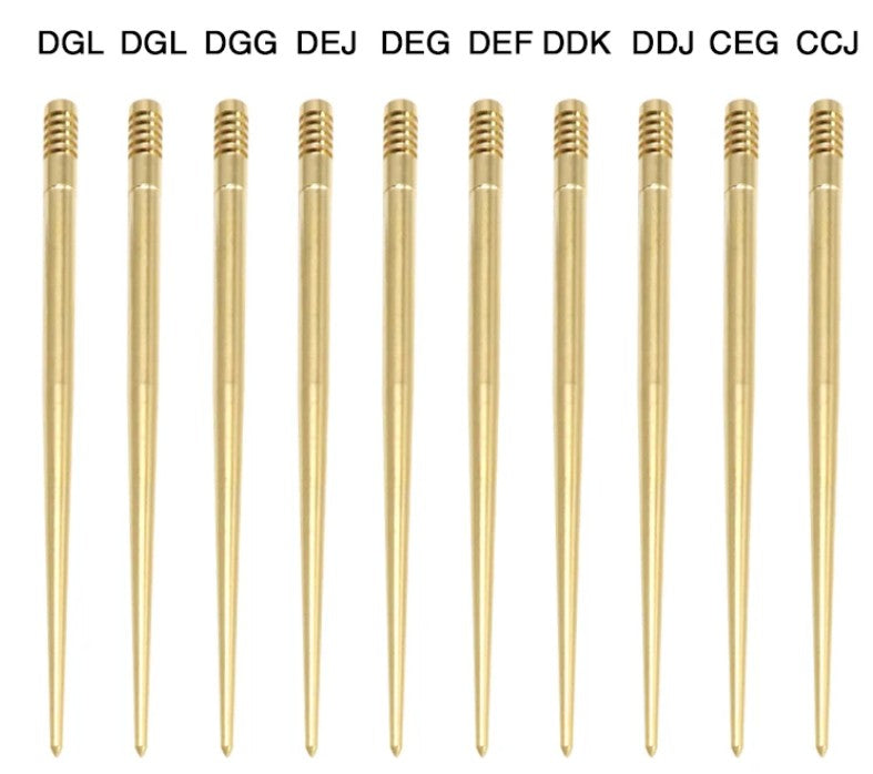 CARBURETTOR NEEDLE SET-10 KEIHIN PWK PWM PJ PE 33-42 N427-48 CCJ CEG DDJ DDK DEF DEG DEJ DGG DGJ DGL