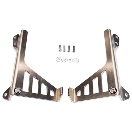 AXP Radiator Braces (Blue) Yamaha YZ250F 19-22 YZ450F 18-22 YZF450X 19-22