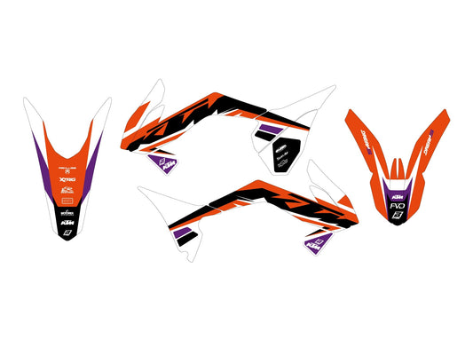 2013-17 SX85 KTM DREAM 5 DECALS, BLACKBIRD 2539AB
