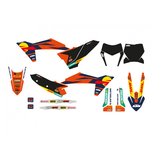 25-26 KTM SX/SXF FACTORY BLACKBIRD DECAL KIT, 2552R22