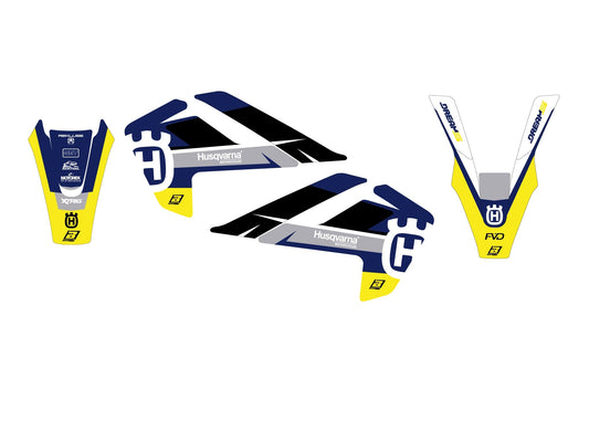 HUSQVARNA TC 85 18-24 DREAM 5, BLACKBIRD DECAL KIT, 2614AB