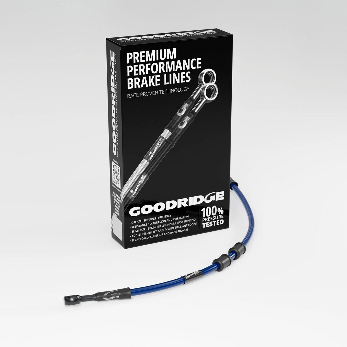 Goodridge HN1100-1CCBK-EB: manufacturer representative image; selected specification stated in listing.