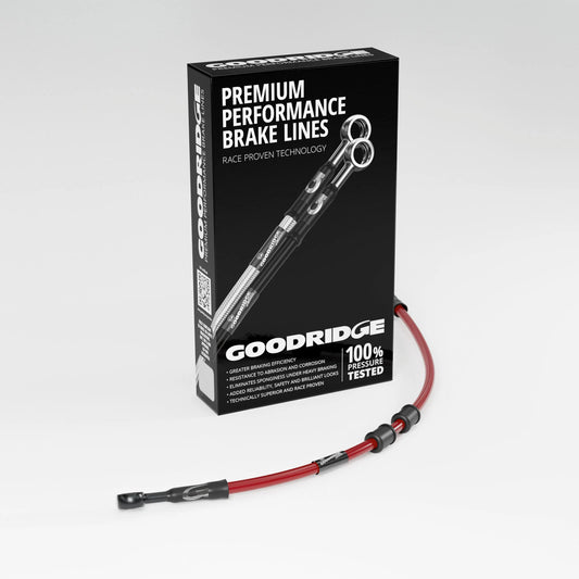 Goodridge HN1121-1CCBK-RD: manufacturer representative image; selected specification stated in listing.