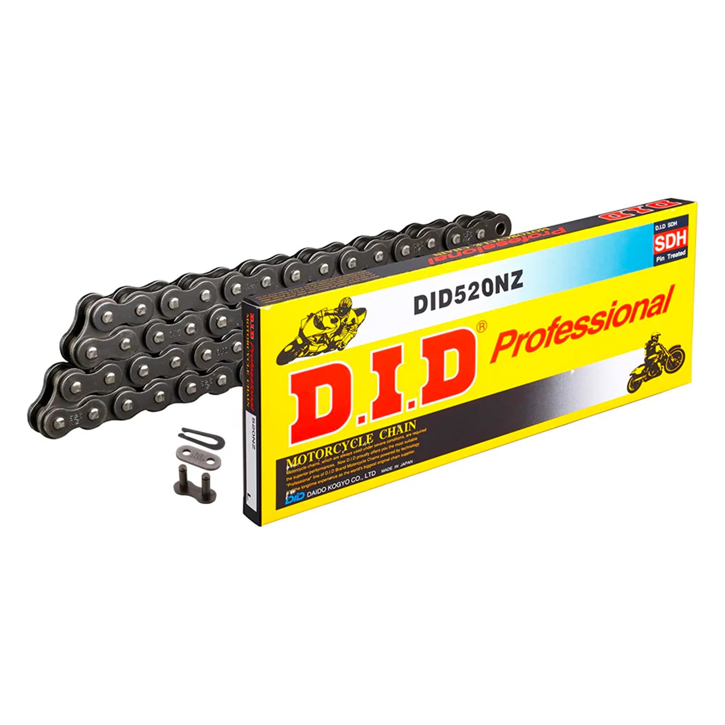 DID 520NZ SDH PRO 124L CHAIN FJ DID520NZ124