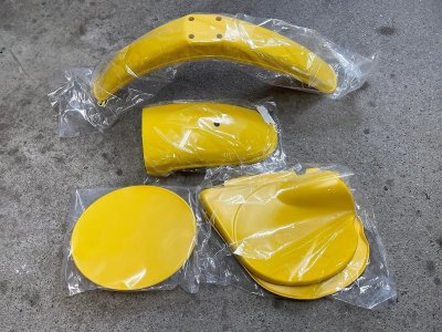 1974 Yamaha MX 250/360, SC 500 Plastic Kit Yellow