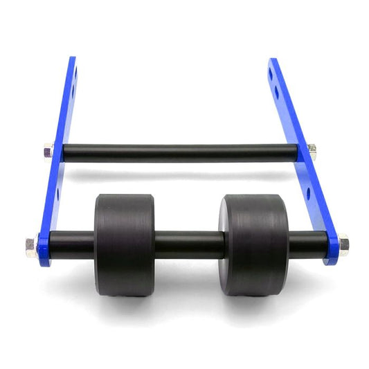 WHEELIE BAR 2 ROLLER TAG-Z BLUE, ATV QUAD WHEELIE SAVER / CATCH, 3.4KG 34x22x7cm