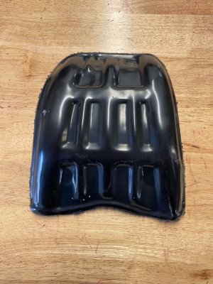 1973 1974 Yamaha MX 250 360 SC 500 Engine Skid Plate Black