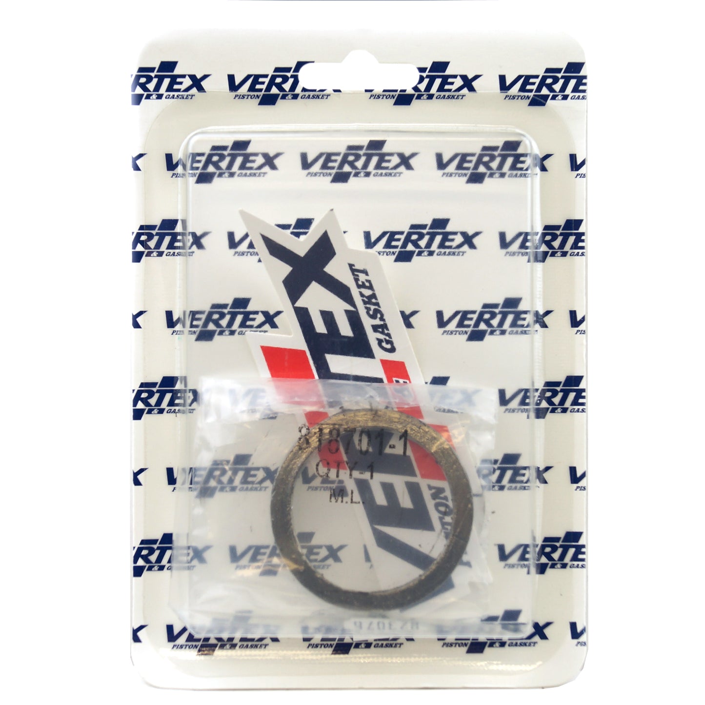 EXHAUST GASKET HEADER, VERTEX 823076, ATV MX