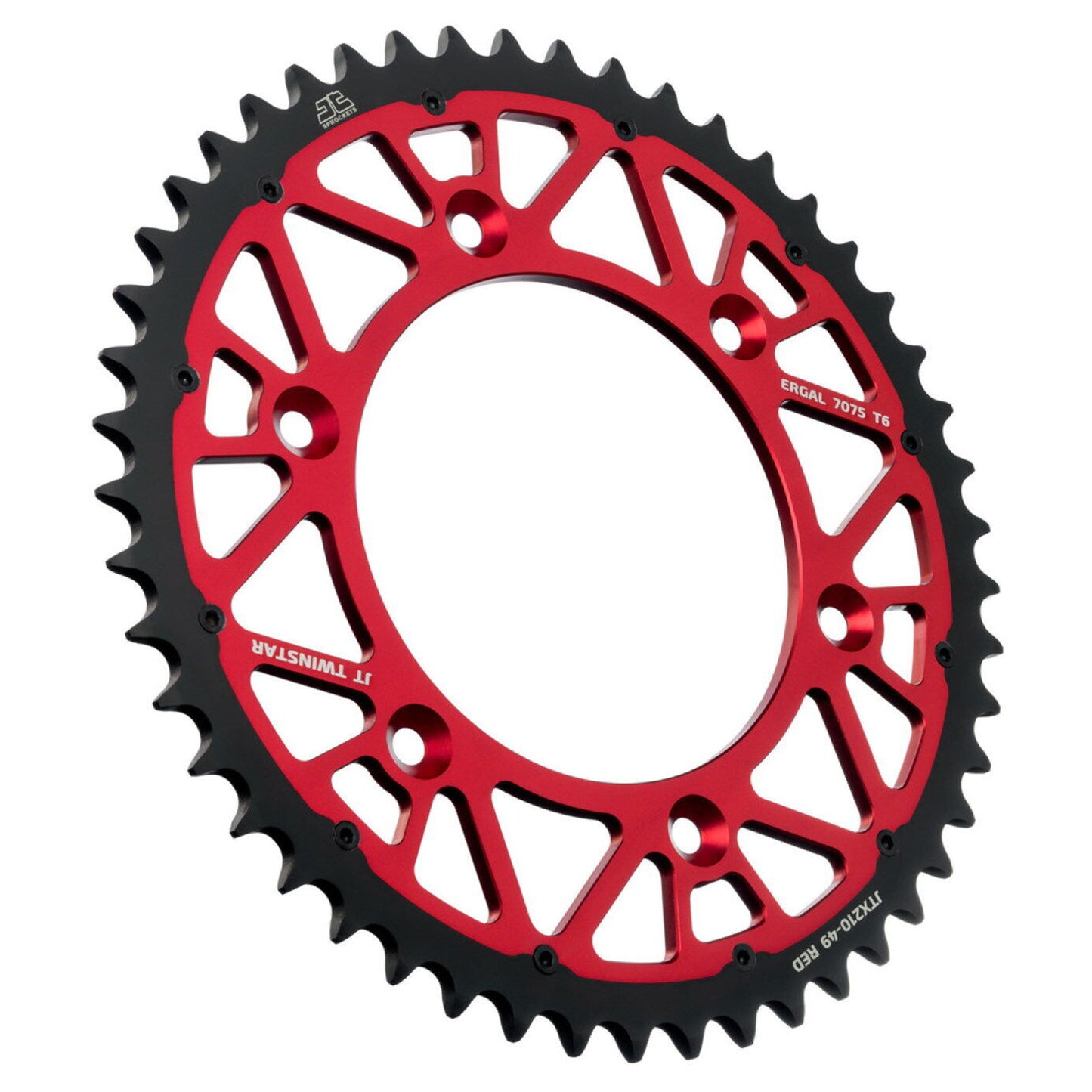 Twinstar Rear Sprocket CR125-500 83-23 jt.340081RED-49T
