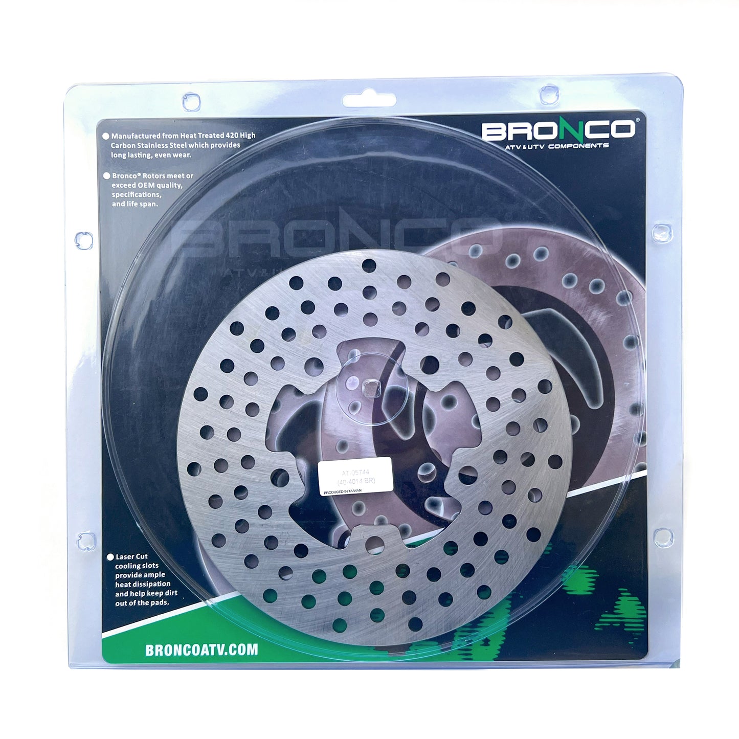 DISC BRAKE ROTOR REAR 3304-301, BRONCO AT-05744