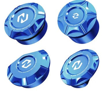 Frame Hole Plugs Blue Yamaha YZ250 2016-2023