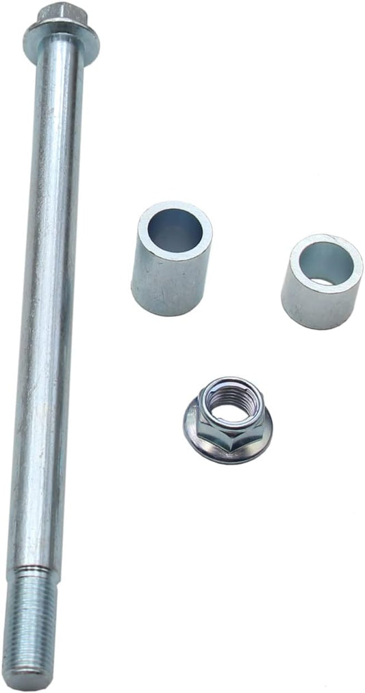 15mm PITBIKE FRONT WHEEL SPINDLE 250mm WITH 36mm & 25mm SPACERS