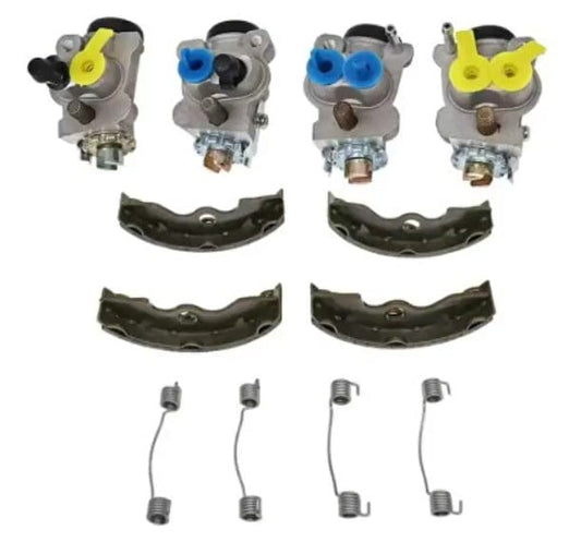 REBUILD KIT FRONT WHEEL BRAKE CYLINDERS & SHOES TRX300FW TRX400FW FOURTRAX 4X4  HONDA
