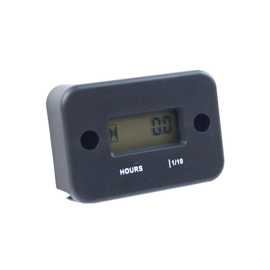 HOUR METER SERVICE REMINDER, BLACK