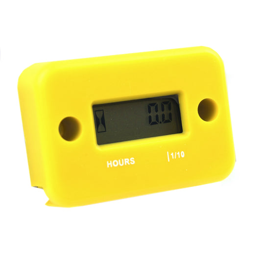 HOUR METER SERVICE REMINDER, YELLOW